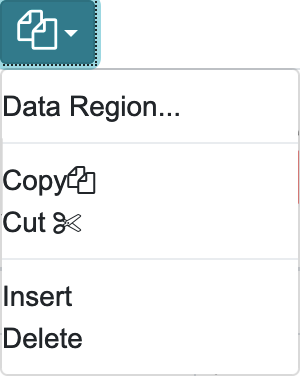Edit Button Icon with Dropdown Options